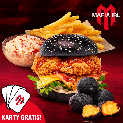 Zestaw XL Mafia IRL Burger & Cheezy Snack