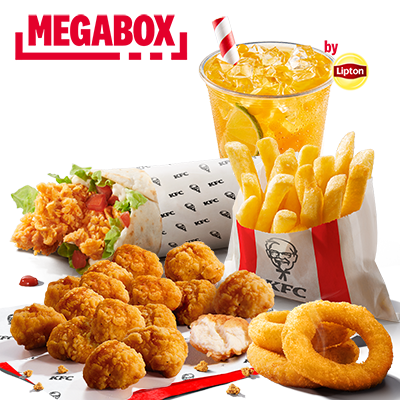 MEGABOX iTwist & Popcorn Chicken & Bubble Tea