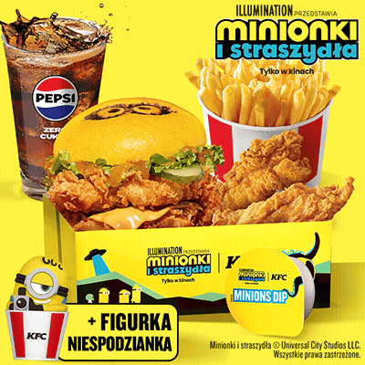 Minionki Burger Max Big Box XL