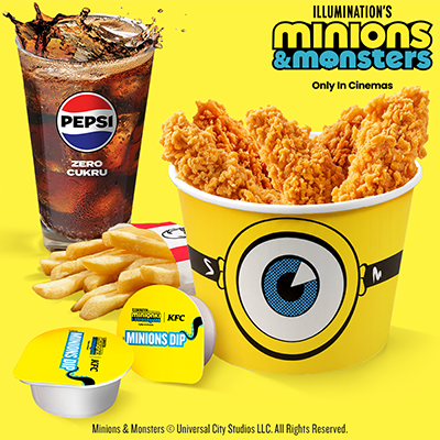 Minions Bucket 5 Strips with fries and Refill