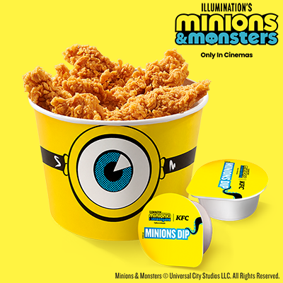 Minions Bucket 10 Strips with dips