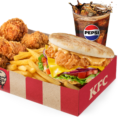 Curry Naan Burger Big Box