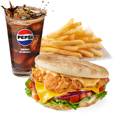 Zestaw Curry Naan Burger