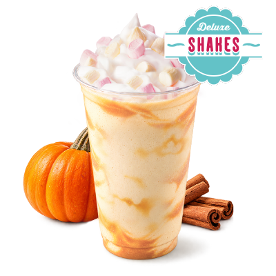 Shake Pumpkin Spice with Whipped cream and Marshmallows 500ml