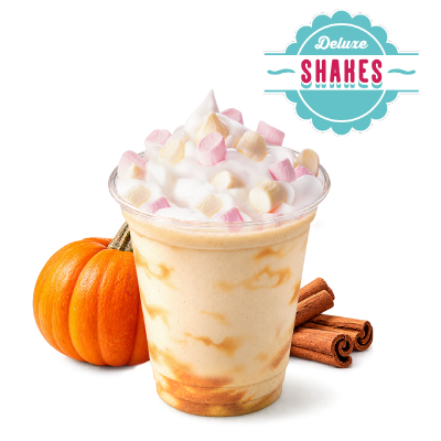 Shake Pumpkin Spice with Whipped cream and Marshmallows 300ml
