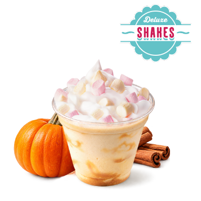 Shake Pumpkin Spice with Whipped cream and Marshmallows 180ml