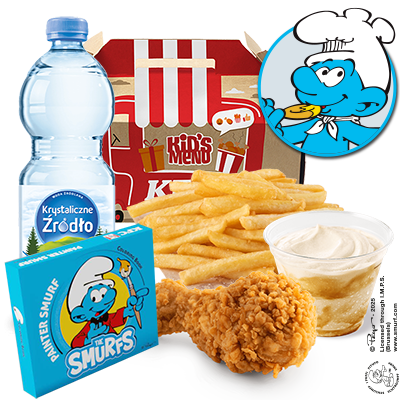 Zestaw Dziecięcy Nóżka Kentucky + Shake Krówka 180ml