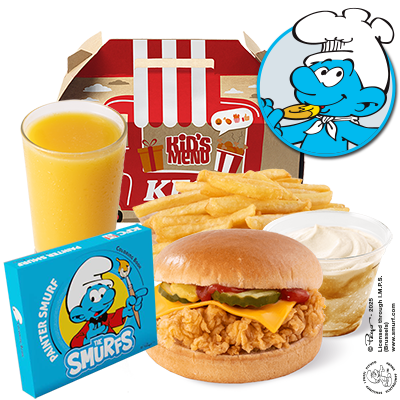Zestaw Dziecięcy Cheeseburger + Shake Krówka 180ml
