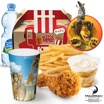 Zestaw Dziecięcy Nóżka Kentucky + Shake Krówka 180ml