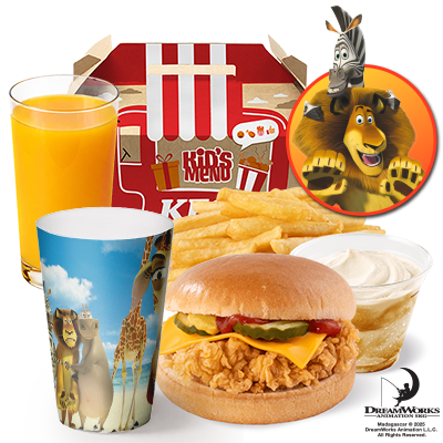 Zestaw Dziecięcy Cheeseburger + Shake Krówka 180ml