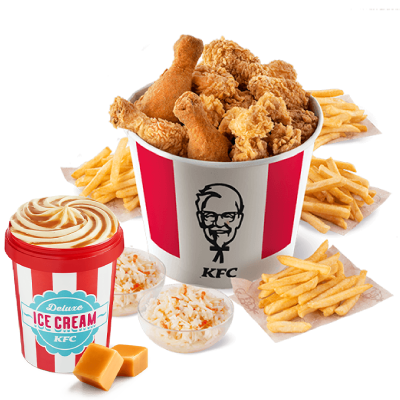 Kubełek Gigant + lody Ice Cream Deluxe 460ml