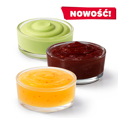 Dipper- Zestaw 3 nowych sosów