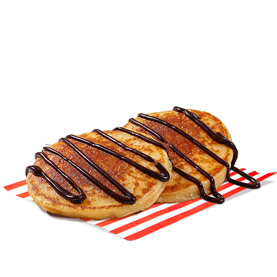 Pancakes 2 pcs with chocolate sauce