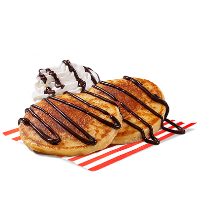 Pancakes 2 szt. z sosem czekoladowym i bitą śmietaną