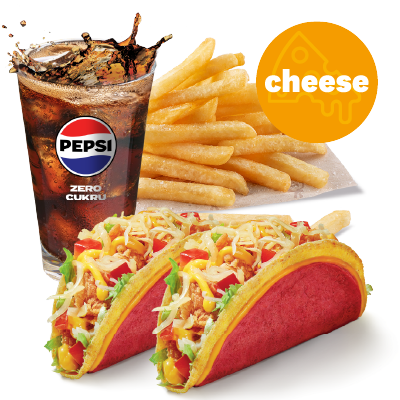 2x Tacos: Classic Cheese Menu