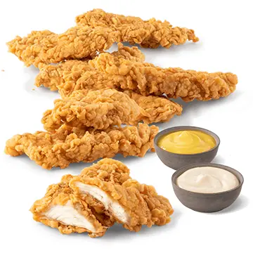 8 Hot&Spicy Strips + 2x sos