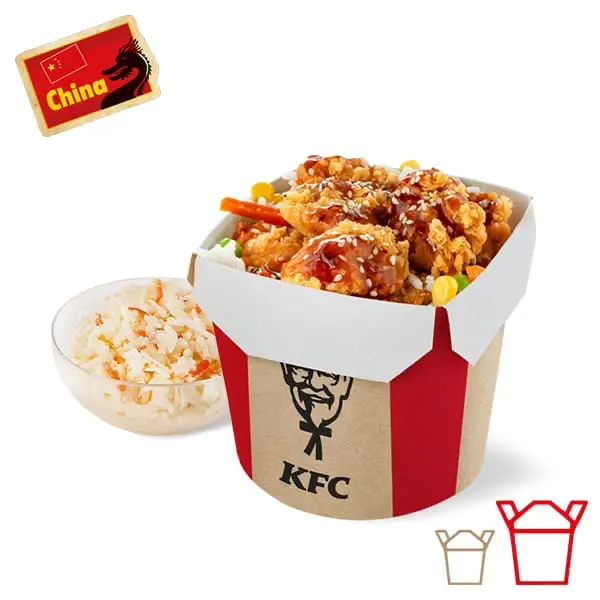 Zestaw Ryż i Bites Sweet Chilli Grande