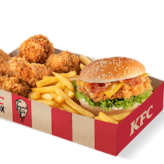 Zinger Cheese & Bacon Big Box - price, promotions, delivery