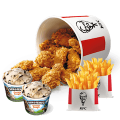 15 Hot Wings, 2x Fries, 2x Ben&Jerry's 100ml - price, promotions, delivery