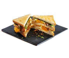 Double toast with egg, cheese and bacon - price, promotions, delivery