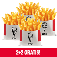 2x Frytki + 2x Frytki Gratis! - cena, promocje, dostawa