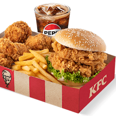 Zinger Burger Podwójny Big Box - cena, promocje, dostawa
