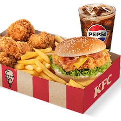 Zinger Cheese & Bacon Big Box - price, promotions, delivery