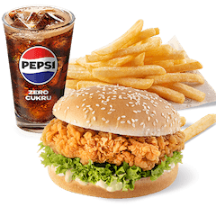 Menu Zinger Burger - price, promotions, delivery