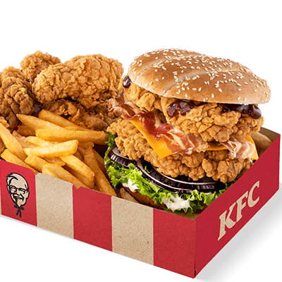 Podwójny Grander Burger Big Box - cena, promocje, dostawa
