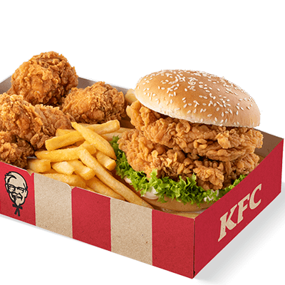 Double Zinger Burger Big Box - price, promotions, delivery