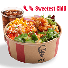 Sweetest Chilli Poke Bowl z ryżem i bitesami + Napój - cena, promocje, dostawa
