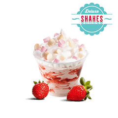 Shake Truskawka z piankami Marshmallows 180ml - cena, promocje, dostawa