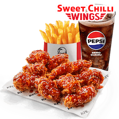 10x Sweet Chilli Wings + Refill+ Big Fries - price, promotions, delivery