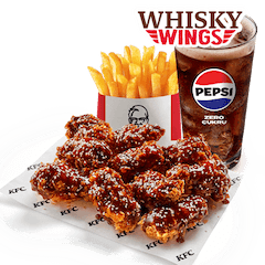 10x Whisky Wings + Refill + Big Fries - price, promotions, delivery