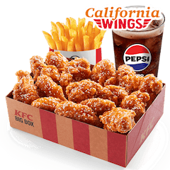 15x California Wings + Refill + Big Fries - price, promotions, delivery