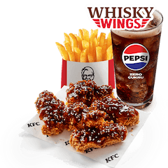 5x Whisky Wings + Refill + Big Fries - price, promotions, delivery