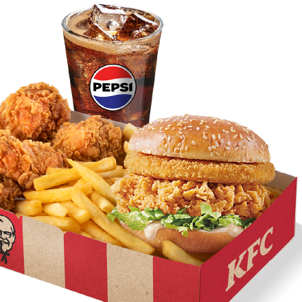 Cheesy Zinger Box
