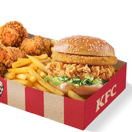 Cheesy Zinger Box