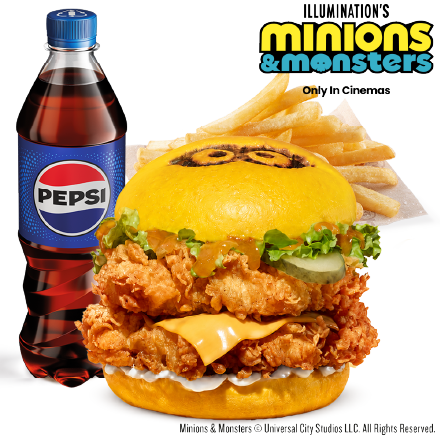 Minions Double Burger Menu