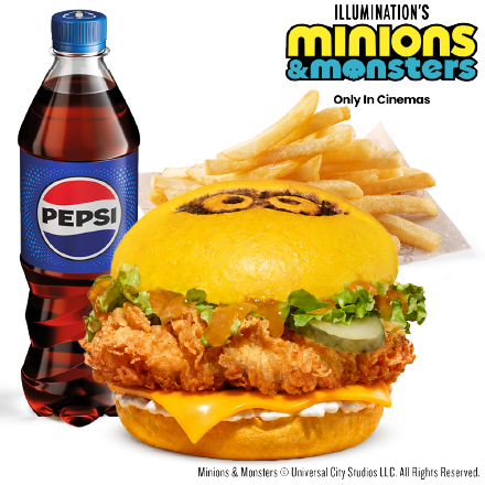 Minions Burger Menu
