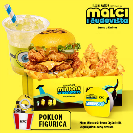 Minions Double Burger Box & Soda 300 ml