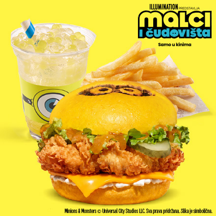 Minions Burger Menu & Soda 300 ml