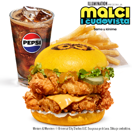 Minions Double Burger Menu