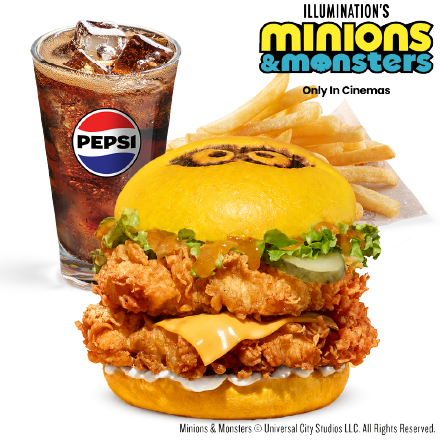 Minions Double Burger Menu