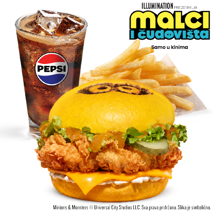 Minions Burger Menu - cijena, promocije, dostava