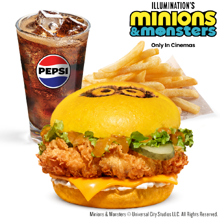 Minions Burger Menu