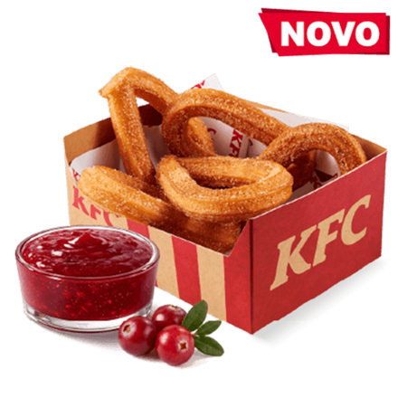 Churros with Cranberry sauce 5 pcs