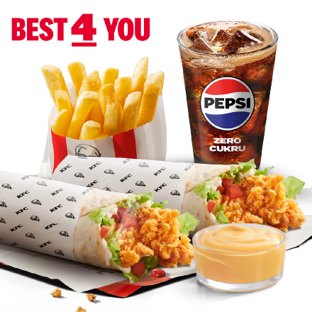 Best 4 You iTwist + Popcorn Piletina + sos
