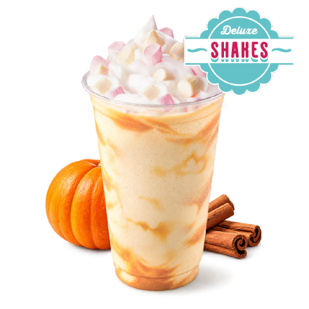 Pumpkin Shake sa šlagom i marshmallows 500 ml