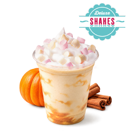 Pumpkin Shake sa šlagom i marshmallows 300 ml